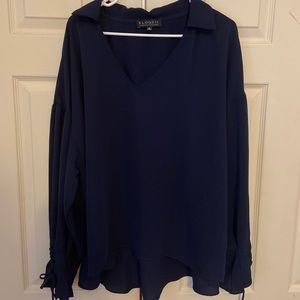 Eloquii Collared Blouse